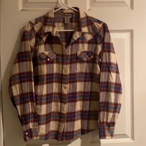 Wrangler plaid flannel - Ladies Large